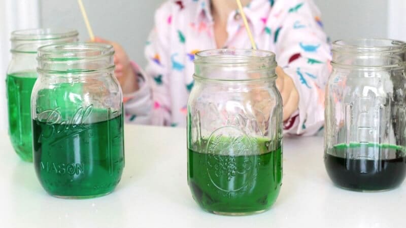 Making sound with water xylophone diy water xylophone