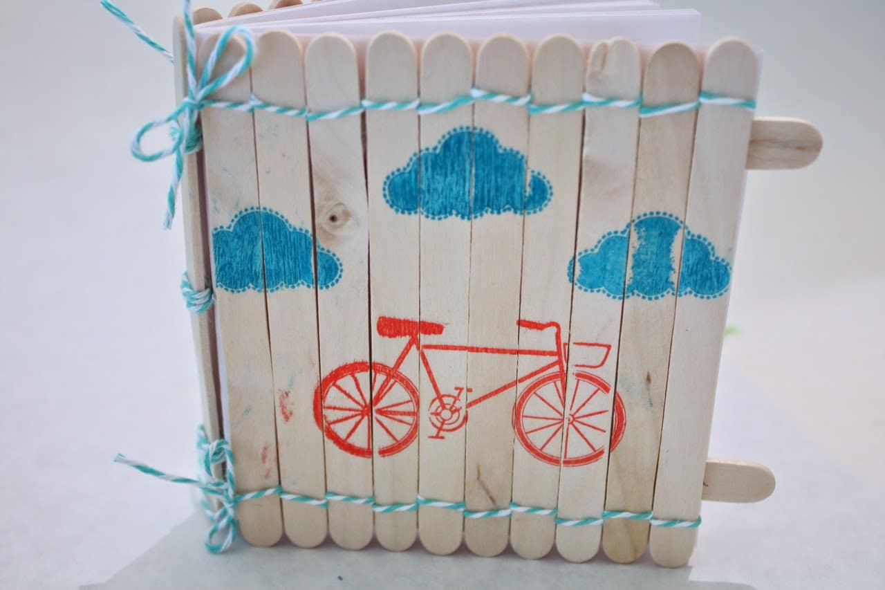 Make a cute little diary using popsicle sticks Dear Diary