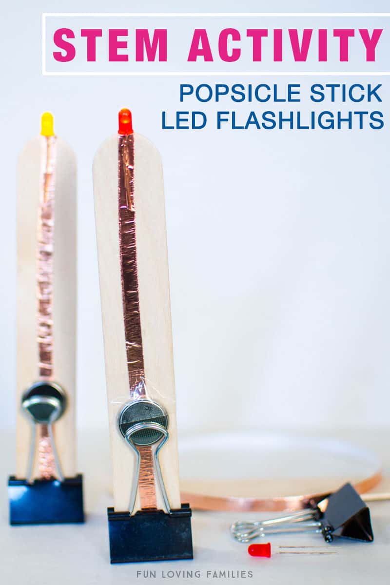 Make your own flashlight with popsicle sticks Deceptively Easy Popsicle Stick Flashlights