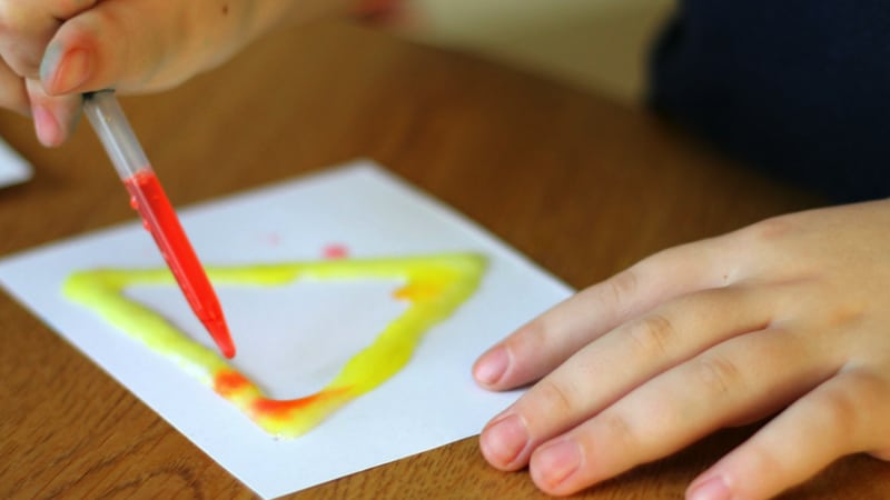 Paint with salt salt painting