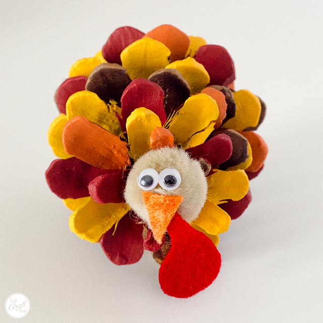 Thanksgiving Pine Cone Turkeys