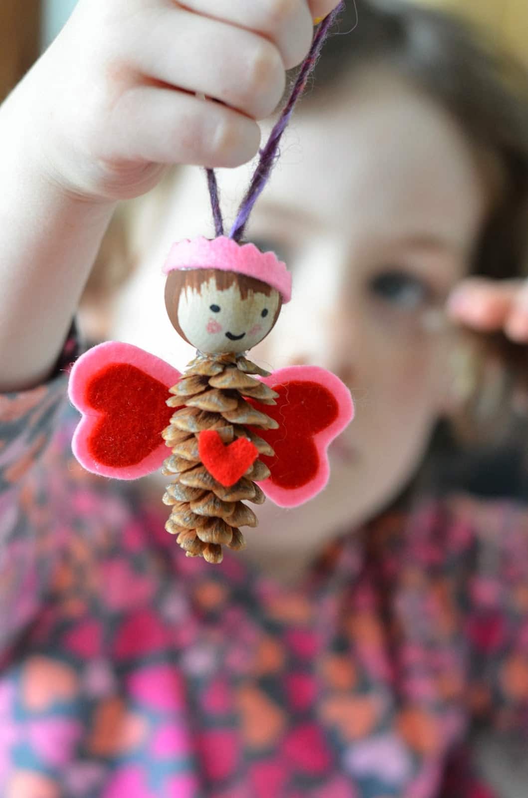 Tiny Pine Cone Fairies