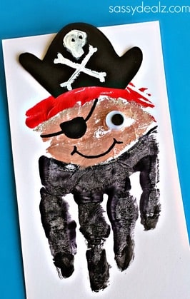Pirate Handprint Craft
