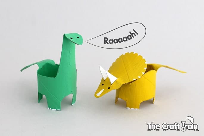 Toilet Paper Tube Dinosaurs