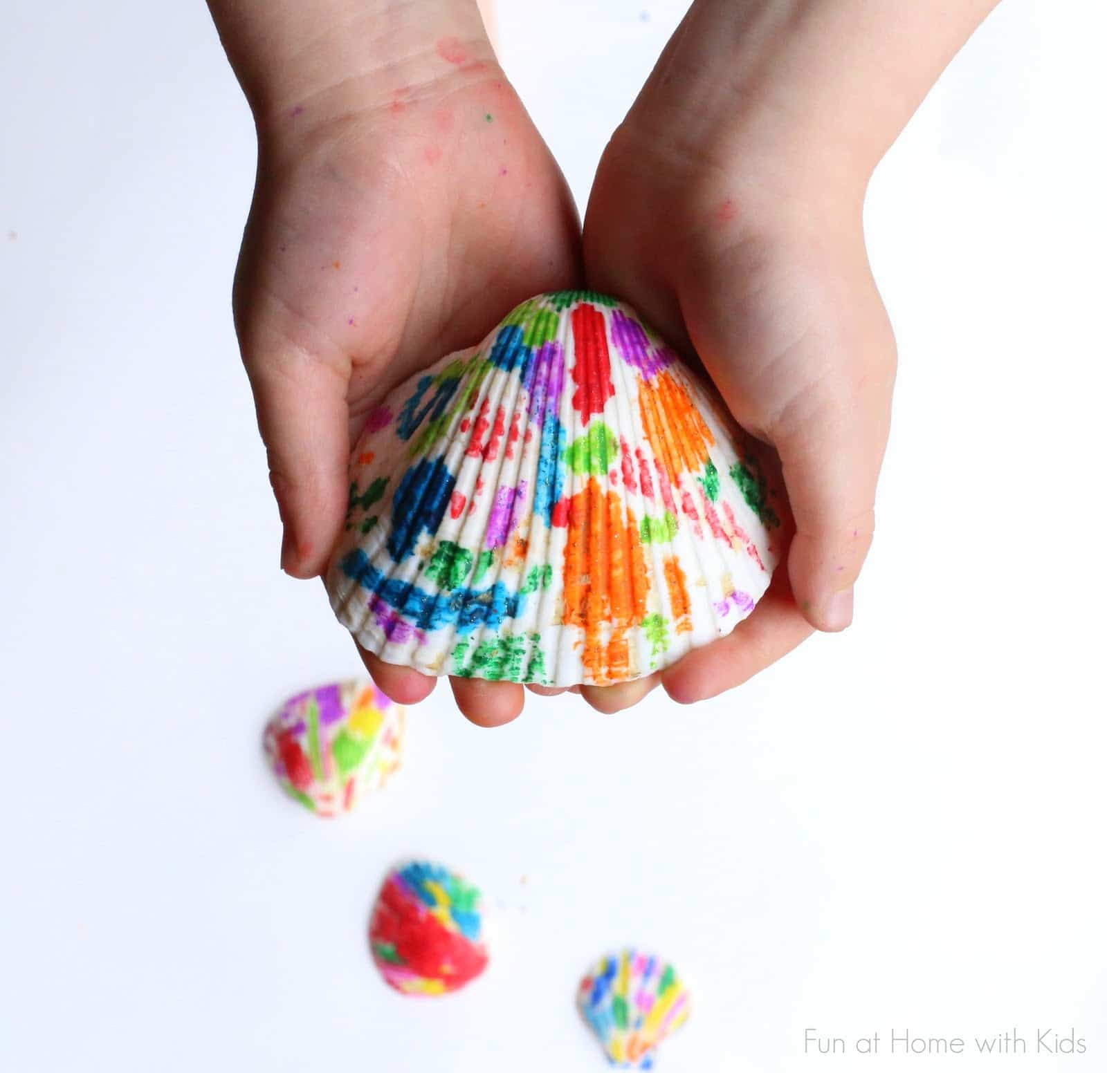 Crayon Seashell Craft