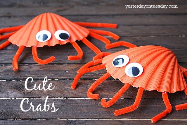 Feelin’ Crabby Seashell Craft