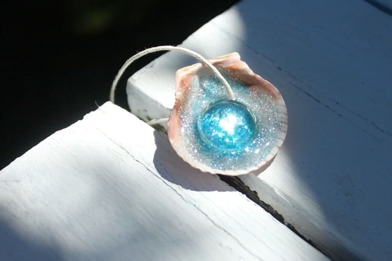 Shimmer And Sparkle Seashell Necklace