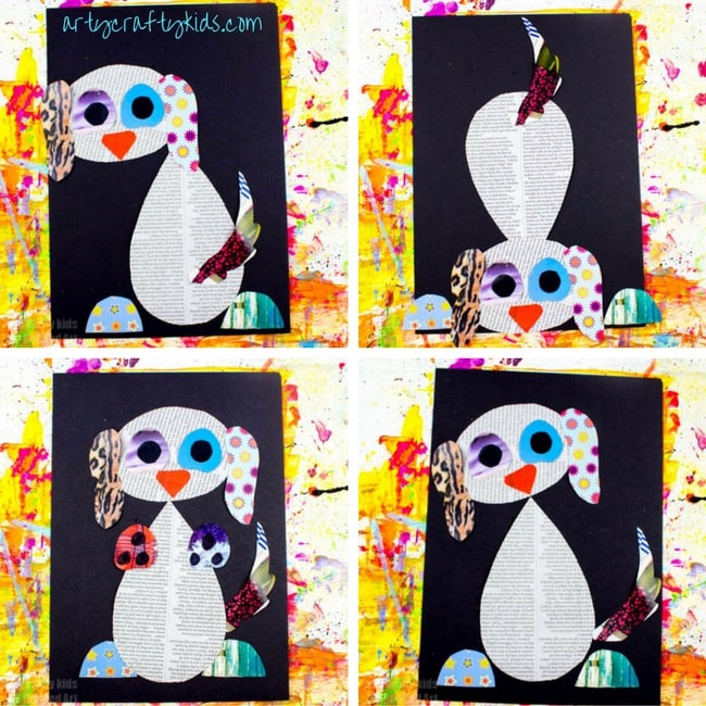 Newsprint Puppy Puzzle