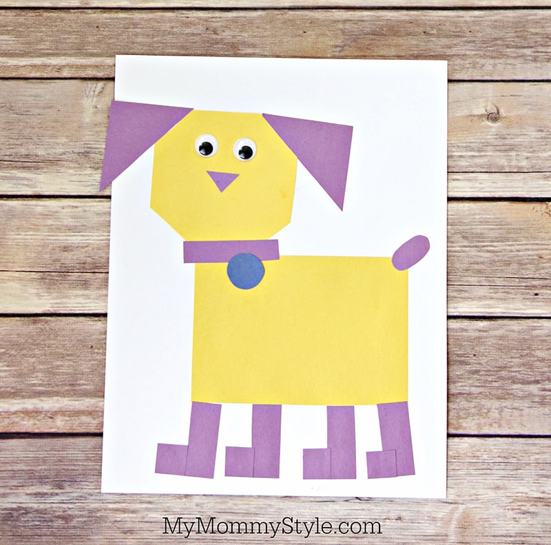 Geometric Dog Craft