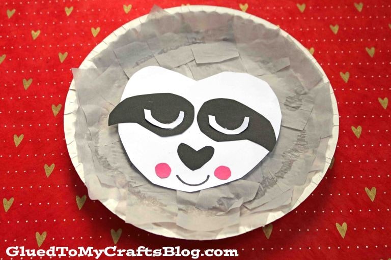 Tissue Paper Sloth Craft