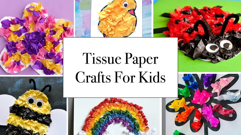 Tissue Paper Crafts For Kids