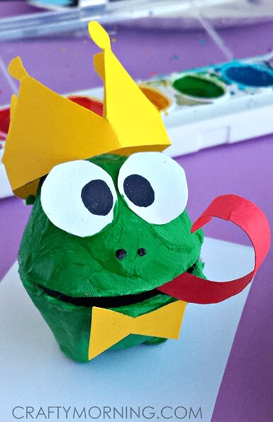 Froggie Egg Carton Craft