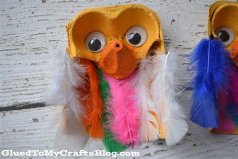 Owl Egg Carton Craft
