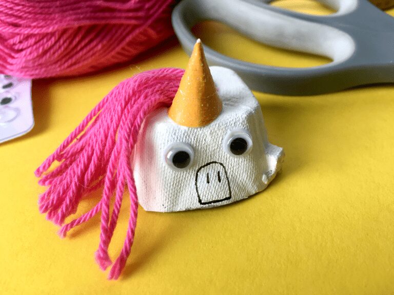 Unicorn Egg Carton Craft