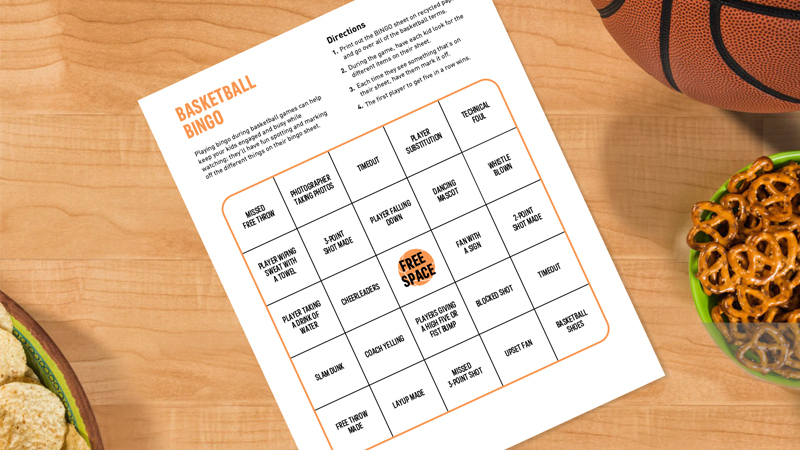Basketball Activities For Kids