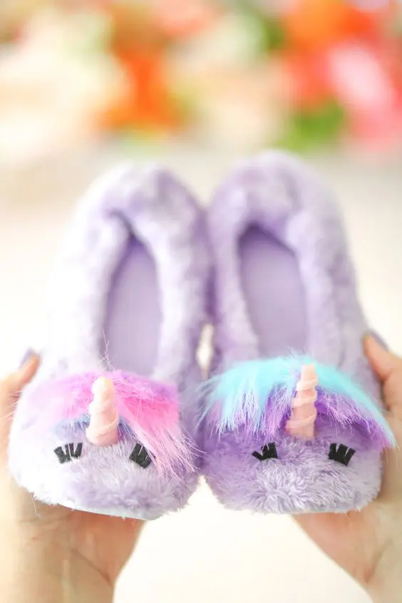 Fuzzy Unicorn Feet