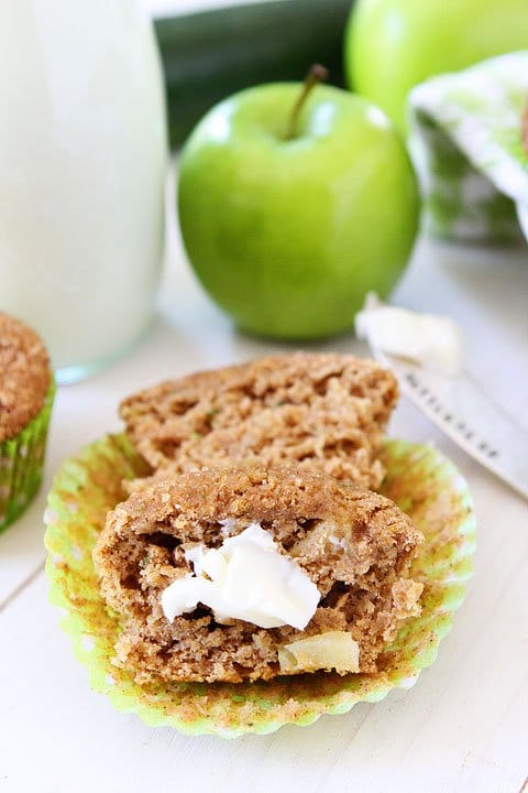 Apple Zucchini Muffins