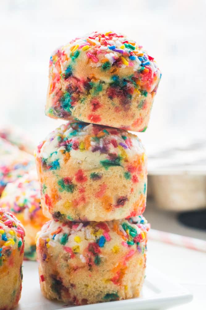 Birthday Cake Muffins