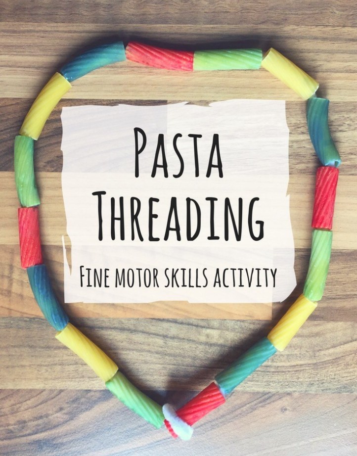 Colored Pasta Beads