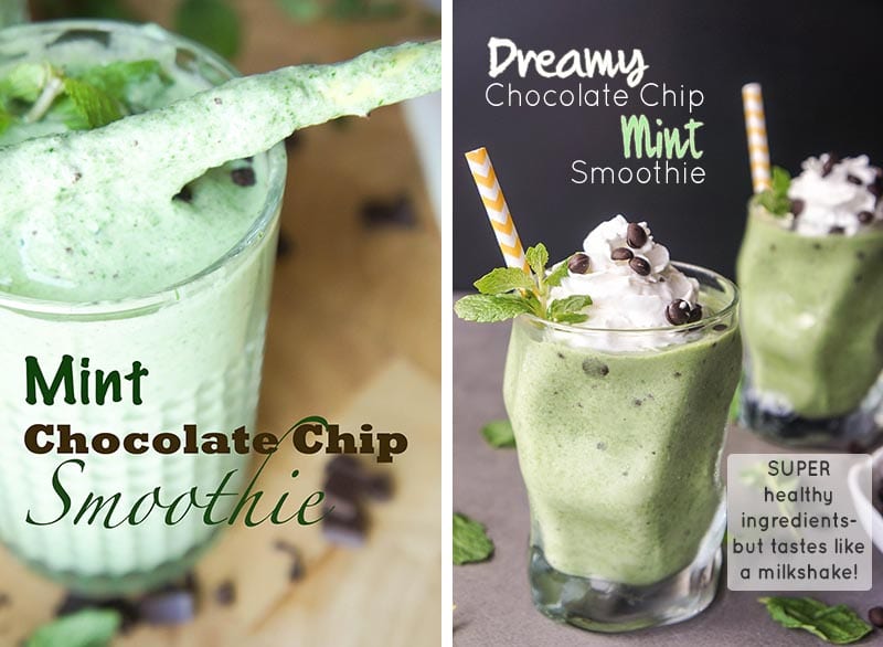 Mint Chocolate Chip Smoothie
