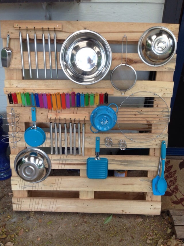 Musical Pallet Wall