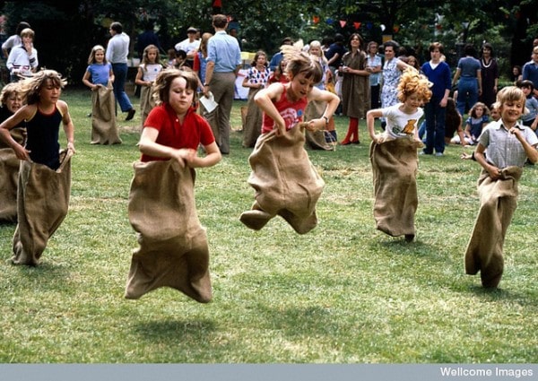 Old Fashioned Potato Sack Race