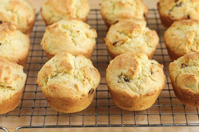 Raisin Corn Muffins
