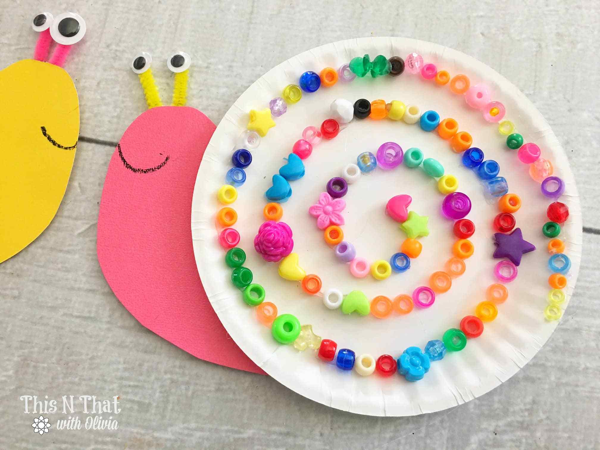 Adorable Beaded Snails