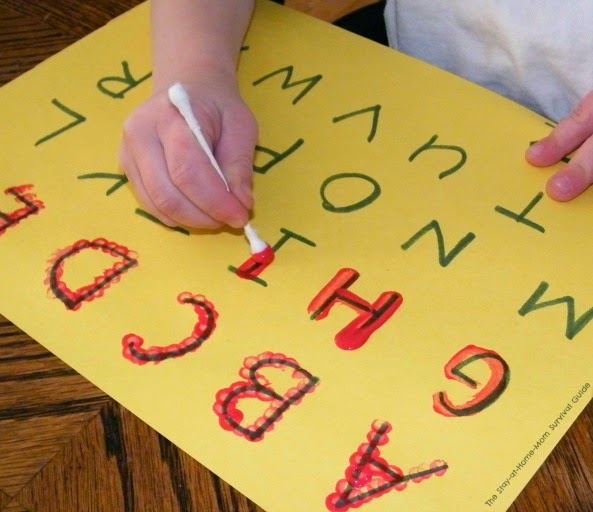 cotton swab writing