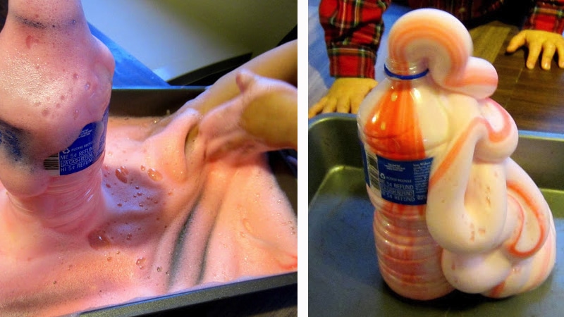 erupting toothpaste