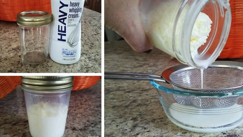 homemade butter