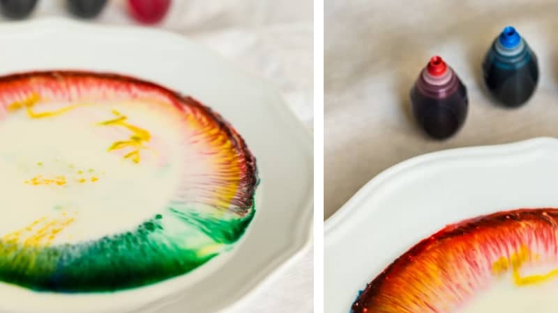 rainbow milk
