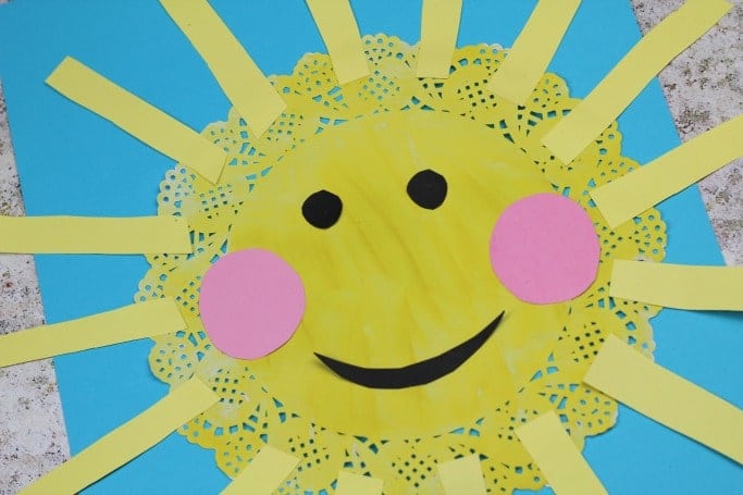 Simple Paper Doily Sunshine