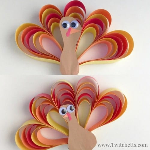 Swirly 3D Turkey