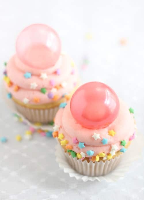 Sweet As Sugar Gumball Cupcakes