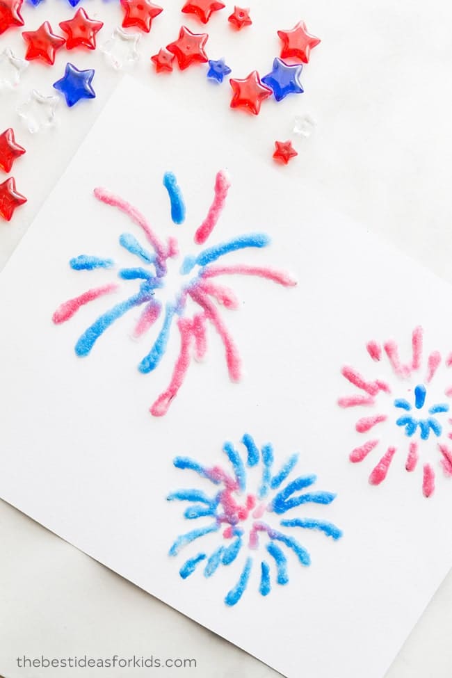 Patriotic Salt Painting