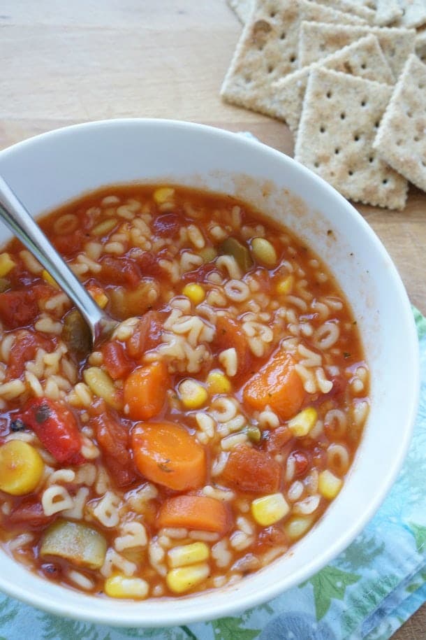 Alphabet Noodle Soup