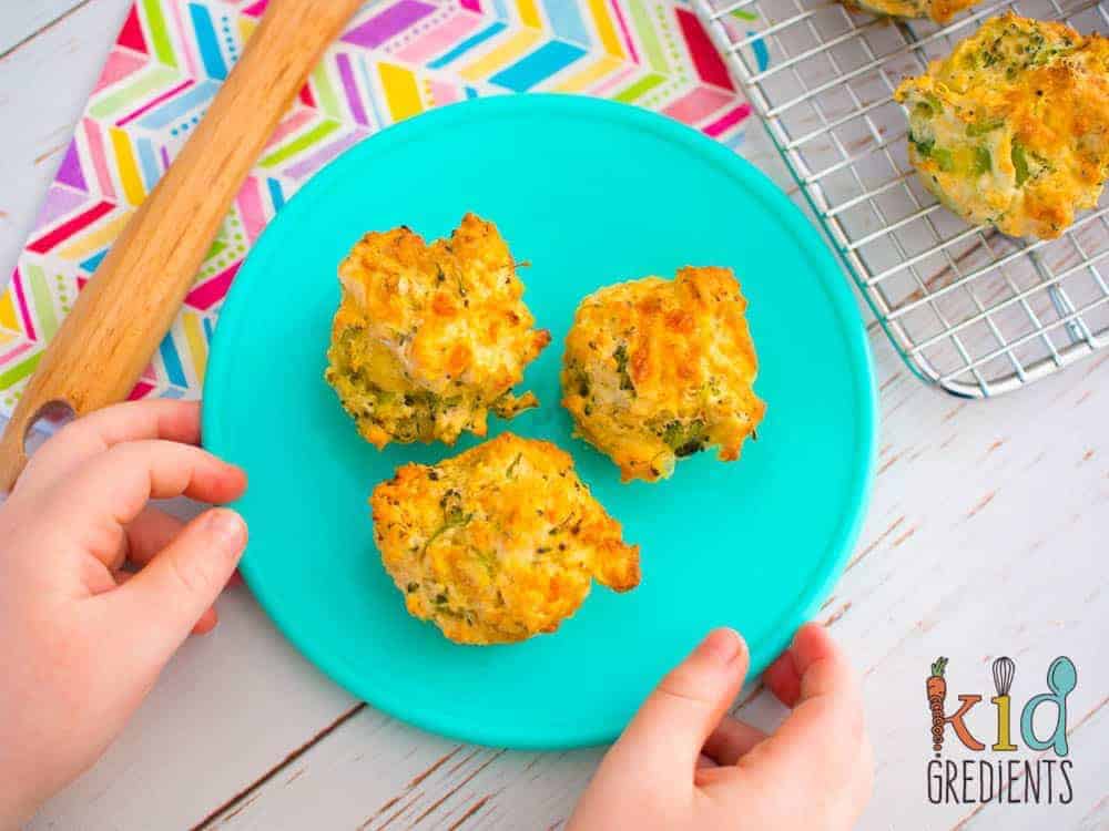 Cheesy Broccoli Muffins