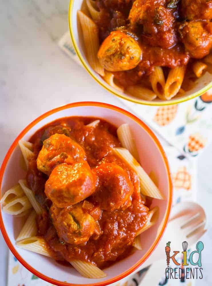 Chicken Meatballs In Marinara