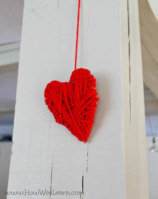 Cozy Soft Yarn Hearts