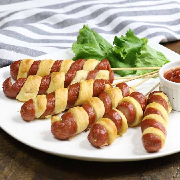 Crescent Dogs On A Stick