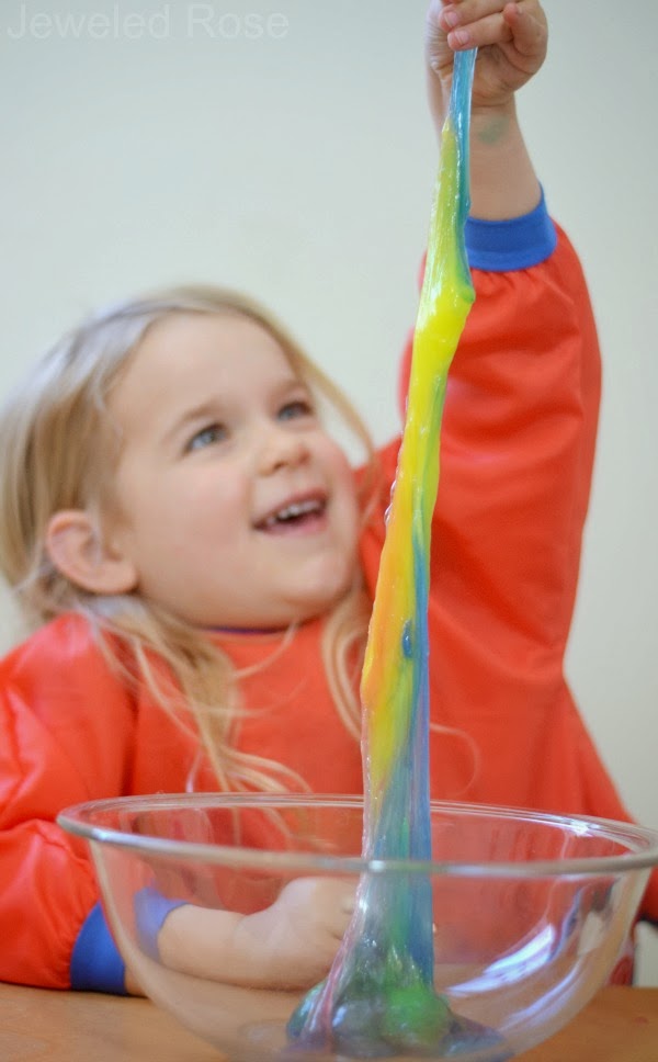 Edible Rainbow Slime