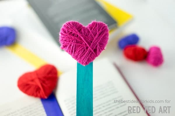 Mini Yarn Bookmarks