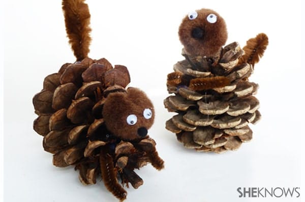 Nutty Pine Cone Squirrel