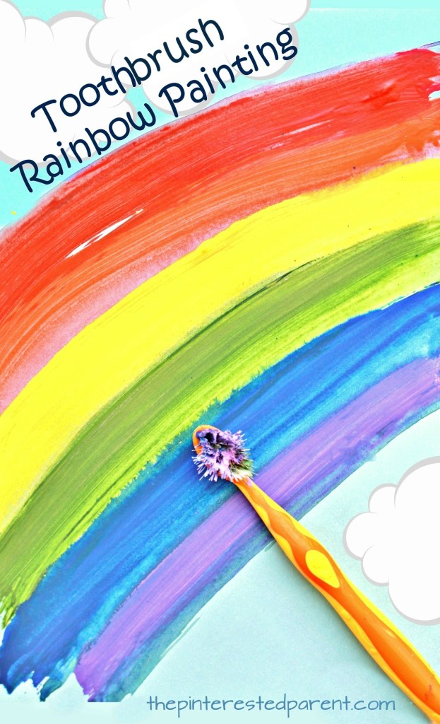 Painting With Toothbrushes