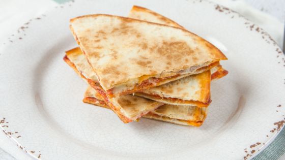 Pepperoni Pizza Quesadilla