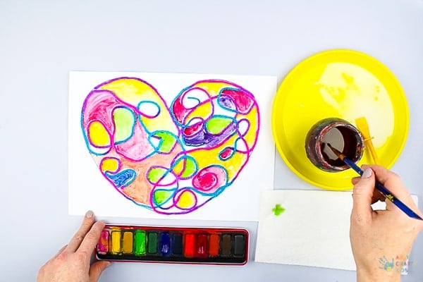 Swirled Yarn Hearts