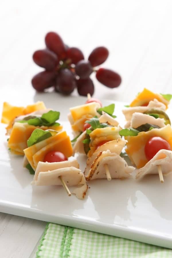 Turkey Sandwich On A Stick