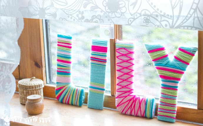 Yarn Letter Decor