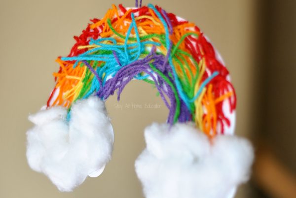 Yarn Scrap Rainbow